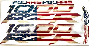 FOR RZR XP1K POLARIS UNIVERSAL RWB 1000 REPACEMENT GRAPHIC EMBLEM DECAL KIT - Foto 1 di 5