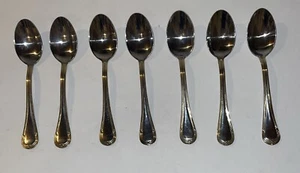 Colin Cowie 7 cucchiaini oro e argento set posate acciaio inox argenteria - Foto 1 di 8