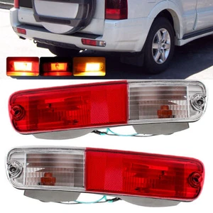 2PCS Rear Bumper Fog Light For Mitsubishi Pajero Montero Shogun 2003-2006 V73V77 - Picture 1 of 10