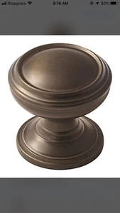 Amerock 1853576 1 1/4 In Knob Carmamel Bronze - Picture 1 of 1