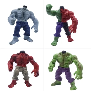 The Avengers Robert Bruce Banner Hulk Cosplay 12cm 4-piece Set Figure Model Toy - Picture 1 of 10