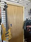 Unbranded Bass Guitar In Transparent Yellow Finish