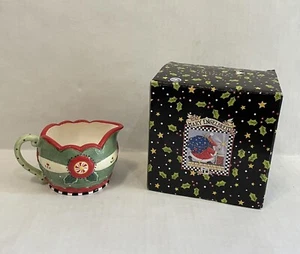 2001 Mary Engelbreit Christmas Creamer with Box - Picture 1 of 7