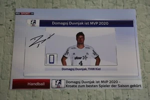 ORIGINAL Autogramm von Domagoj Duvnjak. pers. gesammelt. 100% ECHT. THW KIEL - Picture 1 of 1
