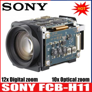 Sony FCB-H11 Analoger HD-Farbkamerablock 10x optischer Zoom + 12x digitaler Zoom - Picture 1 of 6