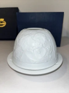 Lámpara de hadas Sorelle porcelana litofano ángulos/querubines luz té en caja original - Imagen 1 de 11
