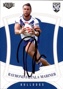 Signed 2023 Canterbury Bulldogs NRL TLA Elite Card - Raymond Faitala-Mariner - Picture 1 of 3