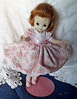 Vint Betsy McCall 8" Doll American Character w Hair Barrettes shoes sock dress