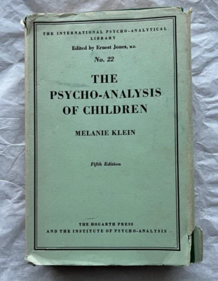 Melanie Klein: The Psycho-Analysis of Children - HC/DJ, 1954, Hogarth Press - Image 1 of 4