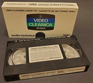 Audio-Technica VHS Video Cleanica Cleaning Cassette AT5001 - Picture 1 of 2