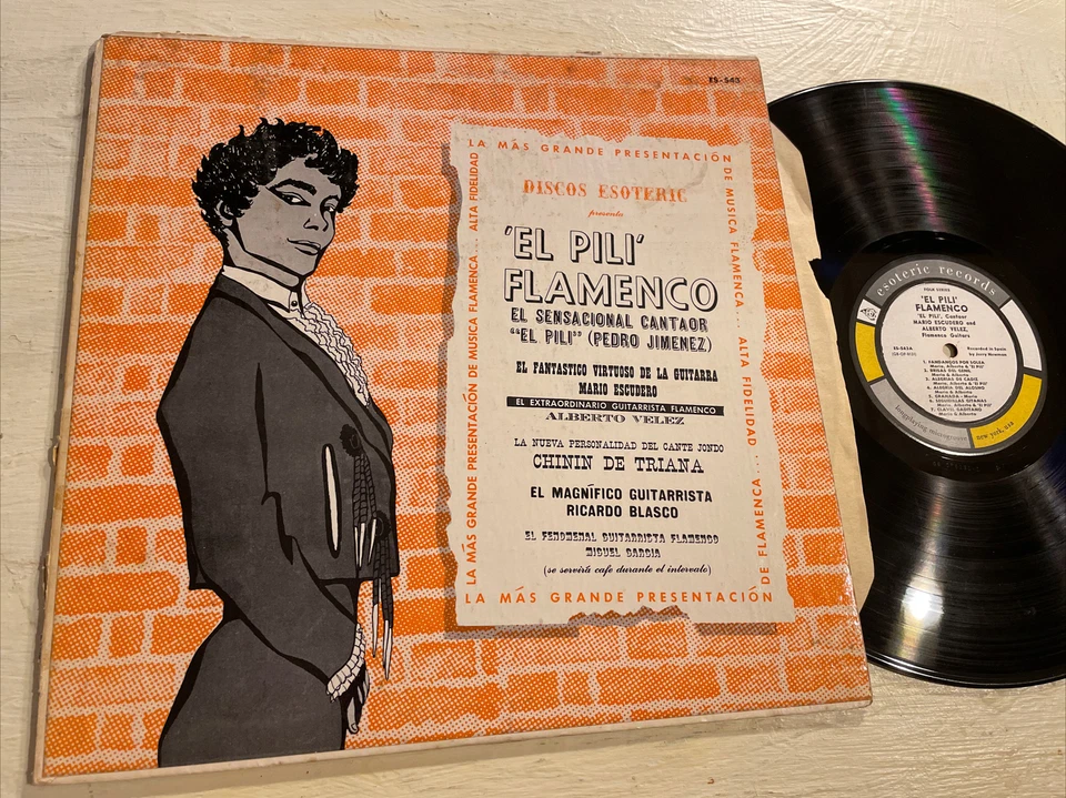 El Pili / Chinin De Triana FLAMENCO LP Esoteric 1956 Spanish Guitar M-!!! - Image 1 of 4