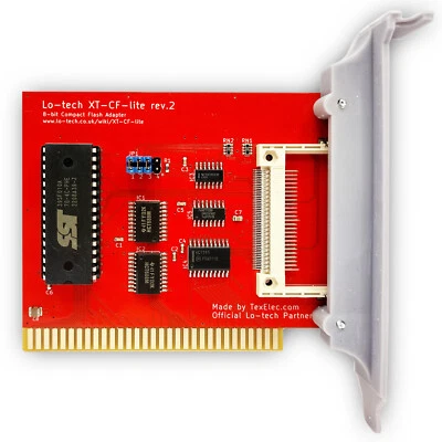 Assembled Tested & Working Lo-tech XT-CF-lite rev.2 Adapter - IDE for 8-Bit PCs - Image 1 of 4