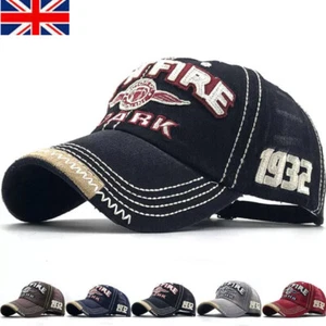 Mens Womens Baseball Cap Snapback Sport Hip-Hop Sun Hat Casquette Hat Cotton UK - Picture 1 of 19