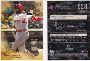 Marcell Ozuan St. Louis Cardinals 2018 Topps 220 Harper second to none 8 SP 5196 - Picture 1 of 1