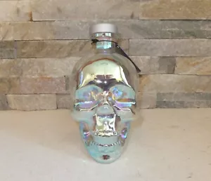 Crystal Head Vodka Aurora Iridescent Skull Bottle & Cork Top Empty 750mL - Picture 1 of 4