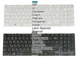 Teclado para Toshiba L50-A L50D-A L50t-A L55-A L55D-A L55t-A L70-B L70D-A L75t-B - Imagen 1 de 27