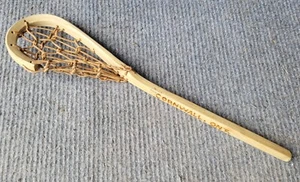 Vintage 11¼" CORNWALL  ONT. souvenir sample model wood lacrosse stick FREE SHIP! - Bild 1 von 8