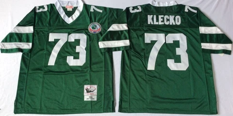 Vintage Joe Klecko #73 New York Jets Throwback Green Stitched Jersey Cover