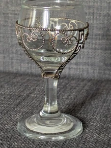 VINTAGE USSR SILVER 925 HALLMARKED FILIGREE SHOT GLASS,HAND MADE LEFKARA - Picture 1 of 7