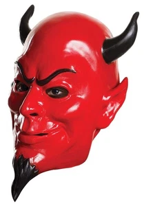 Teufel Maske Erwachsene Herren Halloween Kostüm - Bild 1 von 1
