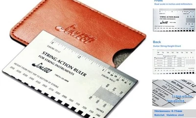 Guitar Action Gauge Ruler, String Height Gauge for Guitar  - Image 1 of 4