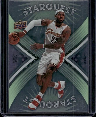 2008-09 Upper Deck First Edition #SQ-17 LeBron James StarQuest Green - Image 1 of 2