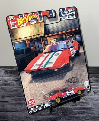 Hot Wheels Premium Boulevard #59 2022 Red De Tomaso Pantera Gruppo 4 1:64 Foto 1 de 2