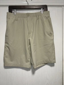 Pantaloncini da golf sportivi Under Armour da uomo 33 | marrone chiaro | tasche - poliestere - Foto 1 di 5