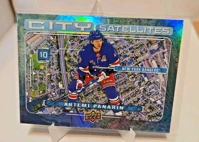 ARTEMI PANARIN 2024-25 Upper Deck #CS-18 City Satellites NEW YORK RANGERS  - Image 1 of 2