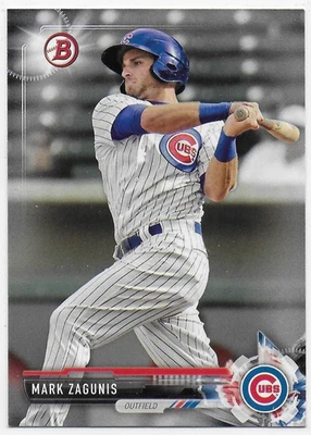 2017 Bowman Prospects #BP131 Mark Zagunis - Chicago Cubs - Image 1 of 2