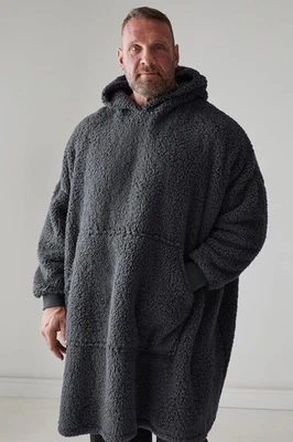 BADRHINO Big & Tall Men's Blanket Hoodie