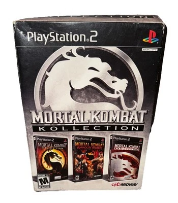 Mortal Kombat Kollection (Sony PlayStation 2, 2008) PS2 Complete CIB w/ Sleeve - Image 1 of 4