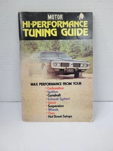 Vintage 1973 Motor High Hi Performance Tuning Guide Car Manual Guide - Picture 1 of 4