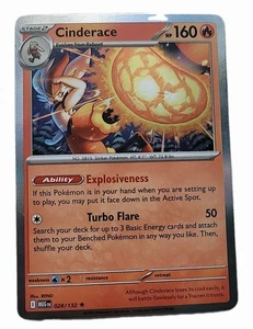 Cinderace HP160 2025 Holo Pokémon Card No 028/132  - Picture 1 of 1