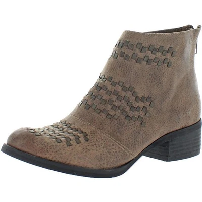 Bota feminina Kyla couro sintético salto bloco ocidental 7,5 sem classificação - Imagem 1 de 4