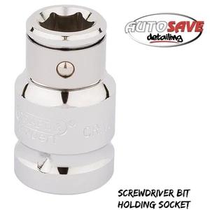 Draper - Screwdriver Bit Holding Socket, 1/2" Sq. Dr. x 10mm Hexagon - Picture 1 of 1