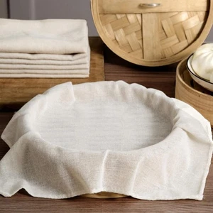 2pcs Cotton Filter Cloth – for Steaming, Curd & Soy Milk for Kitchen Use - Picture 1 of 24