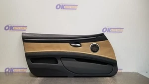 13 BMW M3 E93 CONVERTIBLE INTERIOR DOOR TRIM PANEL FRONT LEFT DRIVER TAN - Picture 1 of 12
