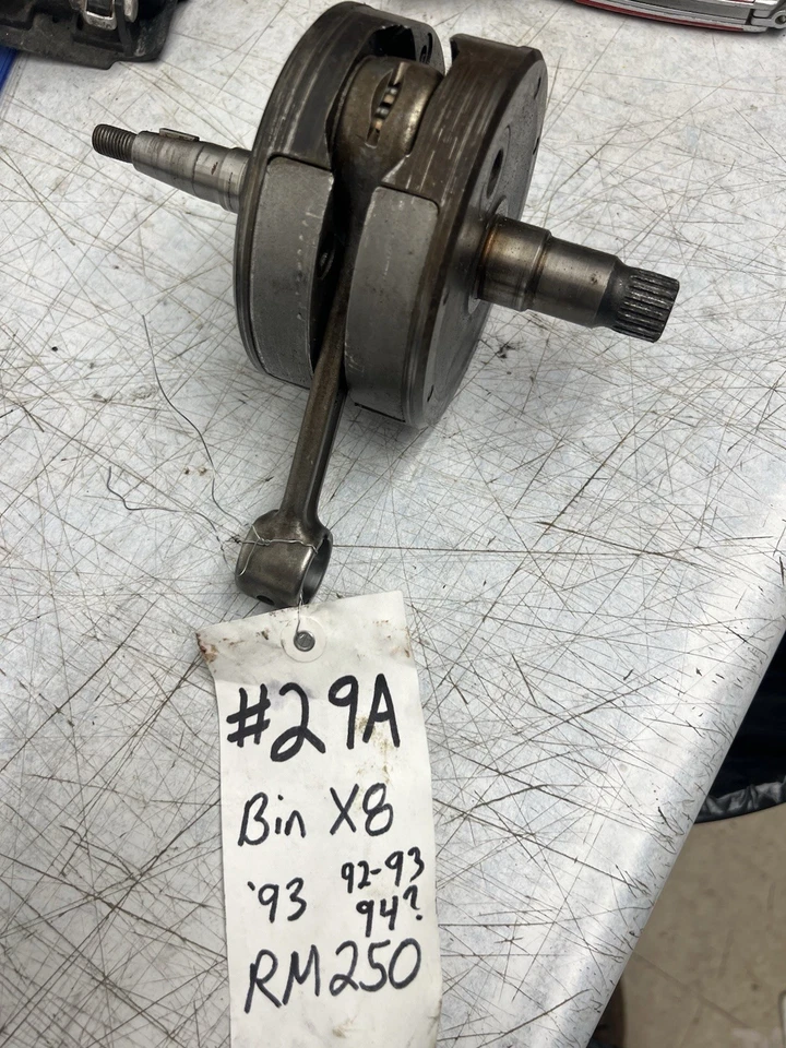 Suzuki rm250 1992 1993 motor cigüeñal cigüeñal biela conjunto 92 Foto 1 de 4