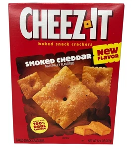 Galletas saladas para bocadillos al horno Cheez It de cheddar ahumado 12,4 oz - Imagen 1 de 1