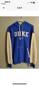 Nike Duke Blue Devils Stitched Kapuzenpullover Herren S blau weiß CN1580-480 - Bild 1 von 3