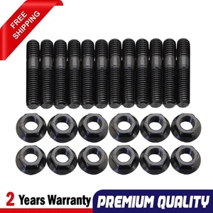 High Tensile Exhaust Manifold Stud Kit For Toyota Landcruiser HJ61 12H 4.0L - Imagen 1 de 5