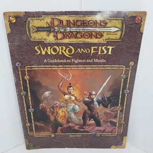 Dungeons & Dragons 3rd Edition: Sword & Fist Guidebook To Fighters & Monks 2001 - Picture 1 of 4