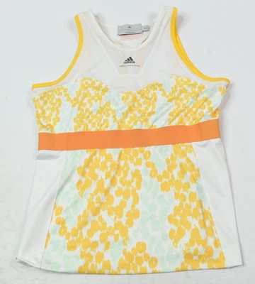 Camiseta sin mangas Adidas Stella McCartney Barricade para mujer 44 blanca amarilla sin mangas Foto 1 de 4