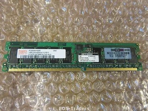 373029-051 HP 1GB PC-3200R DDR-400 REGISTERED ECC CL3 184 PIN MEMORY MODULE NEW - Afbeelding 1 van 4