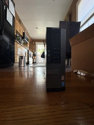 Dell Desktop Computer Tower Optiplex Core i5 8GB 1TB HD DVD Wifi Windows 10 Pro - Image 1 of 3