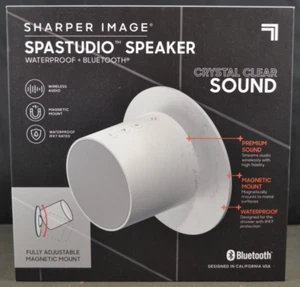 Sharper Image Spastudio Speaker Waterproof & Bluetooth 012023MGL - Picture 1 of 2