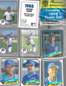 CHICAGO CUBS 3 MINOR LEAGUE SETS-IOWA CUBS '88,'89, AND 1988 PITTSFIELD - Picture 1 of 1