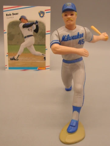 1988 LOOSE SLU STARTING LINEUP FIGURE ROB DEER MILWAUKEE BREWERS Cover