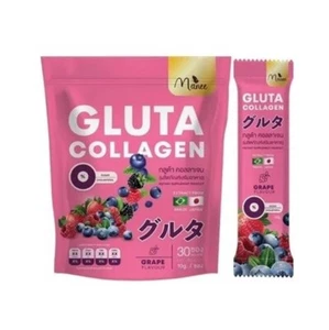 Manee Gluta Collagene Mix Bacche Nutre Pelle Capelli Sani Senza Zucchero 30 Bustine - Foto 1 di 19